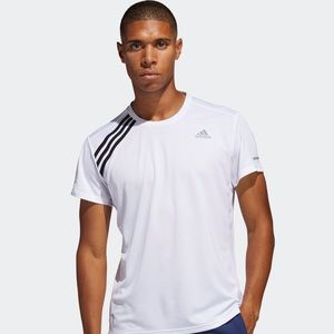 Adidas Run It Three Stripes Tee